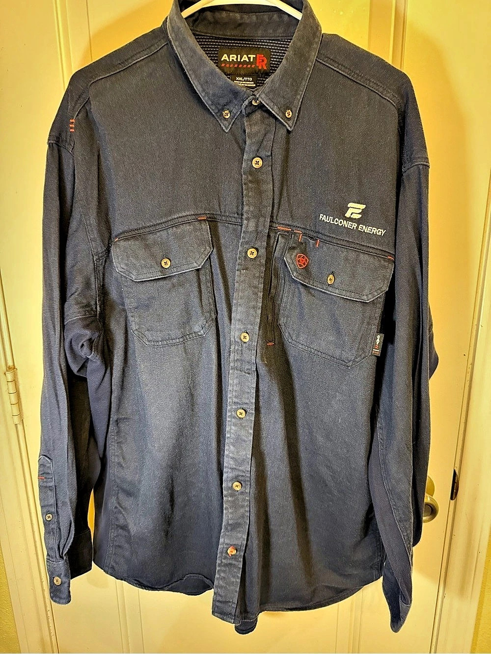 Ariat FR Work Shirt Men's Black XXL